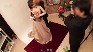CLUB-070 結婚式前に写真スタジオで撮影するカップルの新郎が待つ隣で新婦を寝取りレイプ